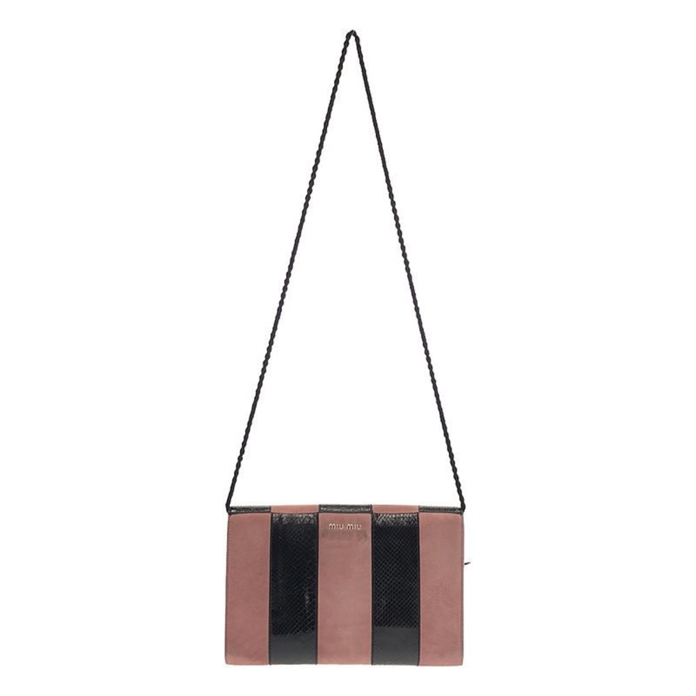 Miu Miu 2way Python Shoulder Bag Pink - image 2